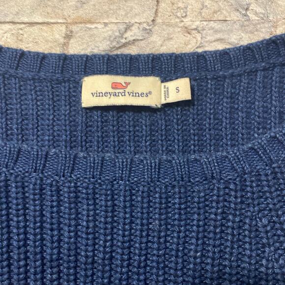 Ladies small navy vineyard vines sweater - Picture 2 of 5